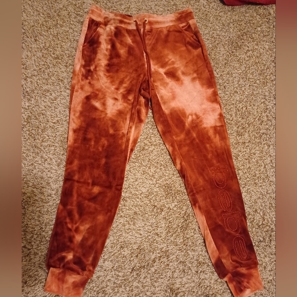 Bebe velvet tie dye sweatpants - Picture 2 of 7